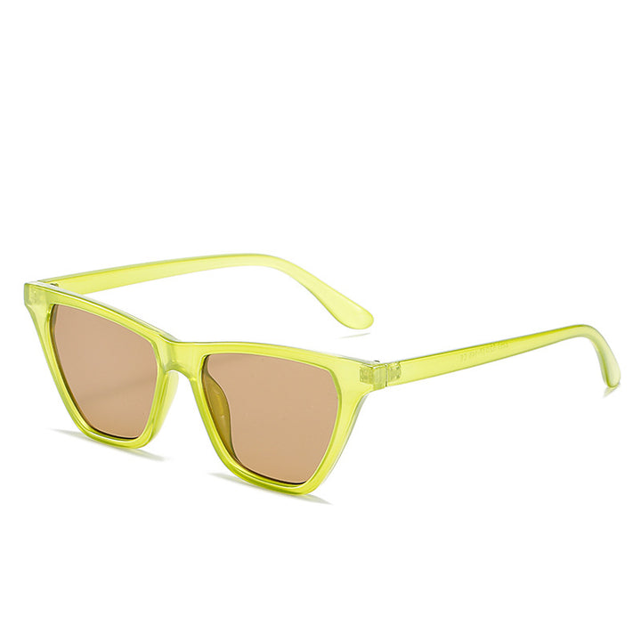 Women's Cat-Eye Sunglasses with Innovative Transparent Frame Bowlift