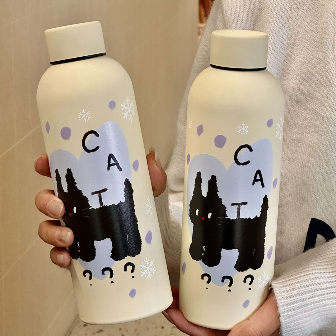 Women's Insulated Drinking Bottle with Original Hello Kitty Design Bowlift