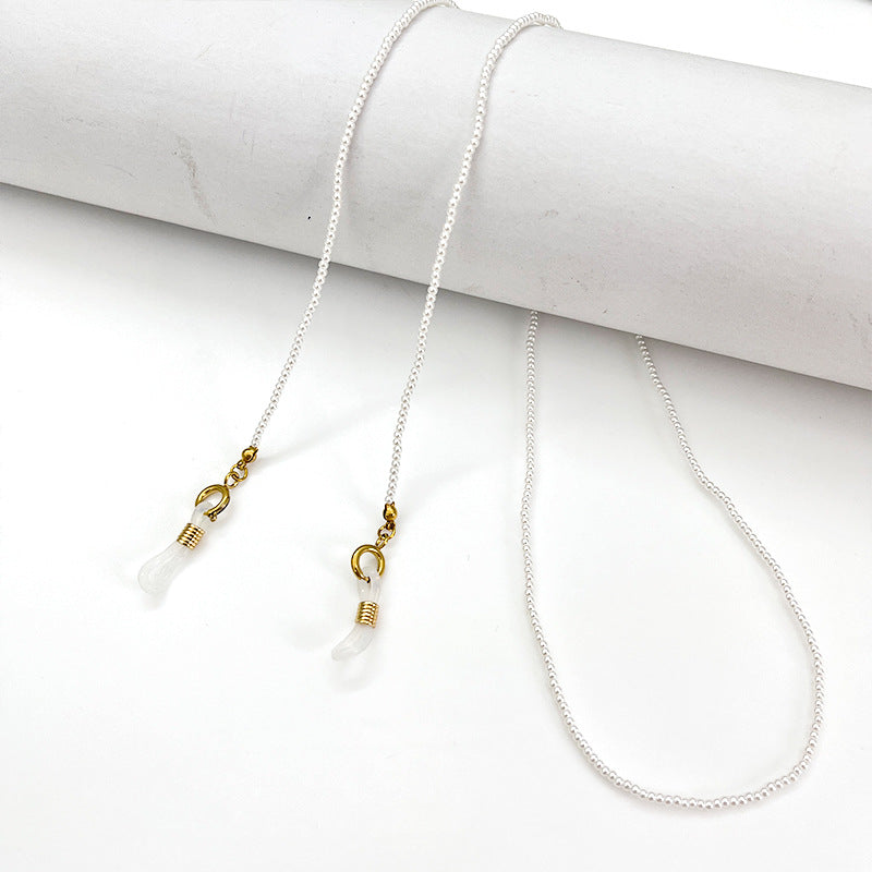 Beaded Eyewear Retainer Chain Bowlift