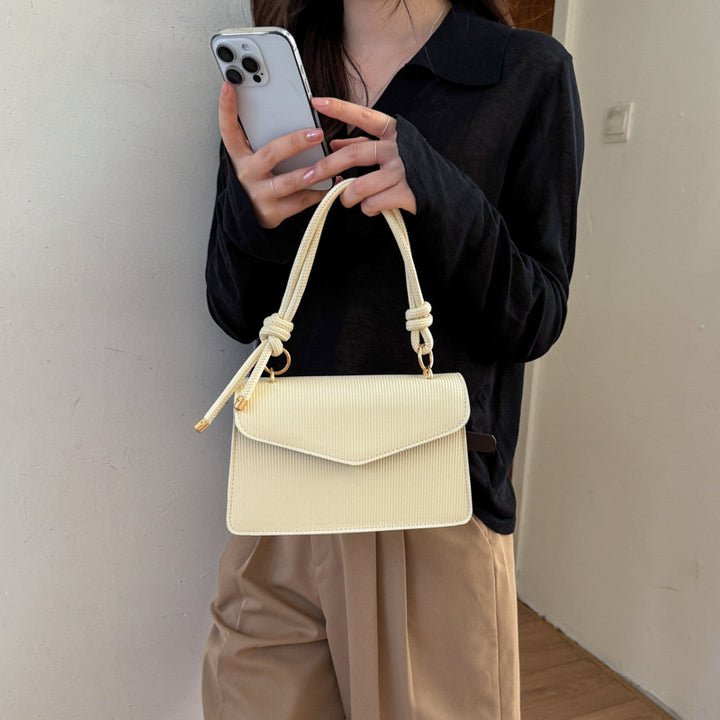 WoElegant Textured Handheld Satchel Bag Bowlift