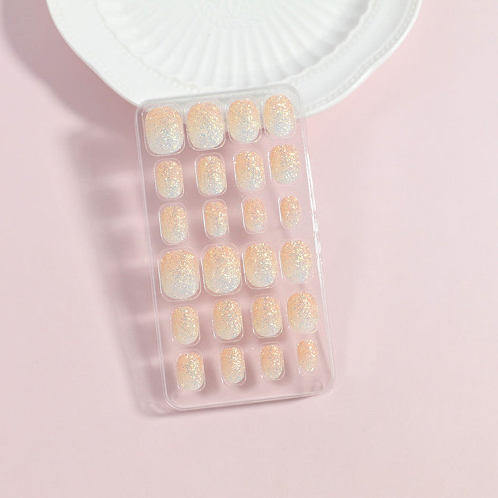 Rainbow Gradient Press-On Nail Tips Bowlift