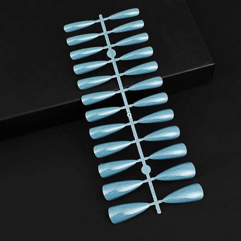 Glittering artificial nails in elegant design Bowlift
