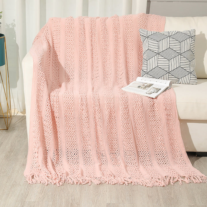 Ladies Large Knitted Blanket Bowlift
