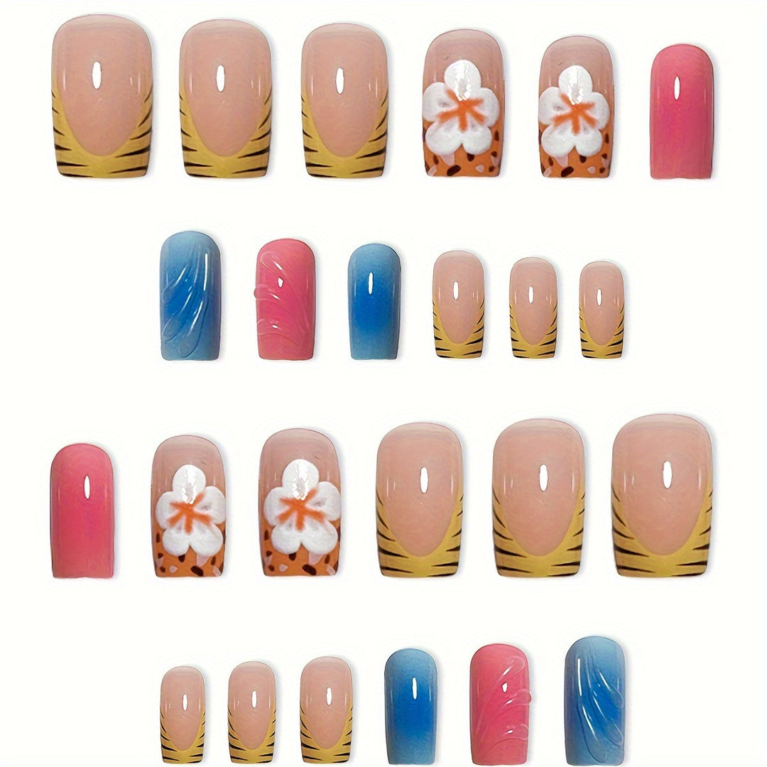 Artistic Acrylic Nail Art Design Bowlift