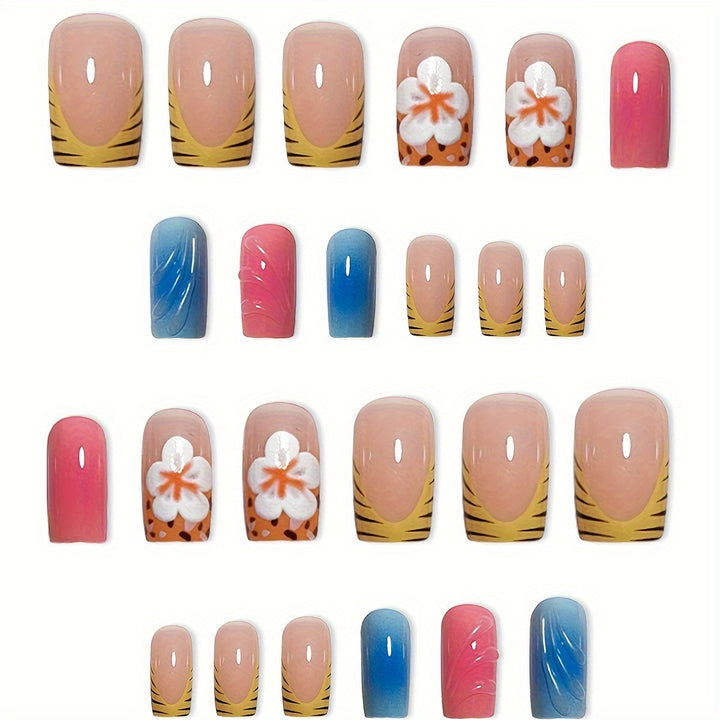Artistic Acrylic Nail Art Design Bowlift