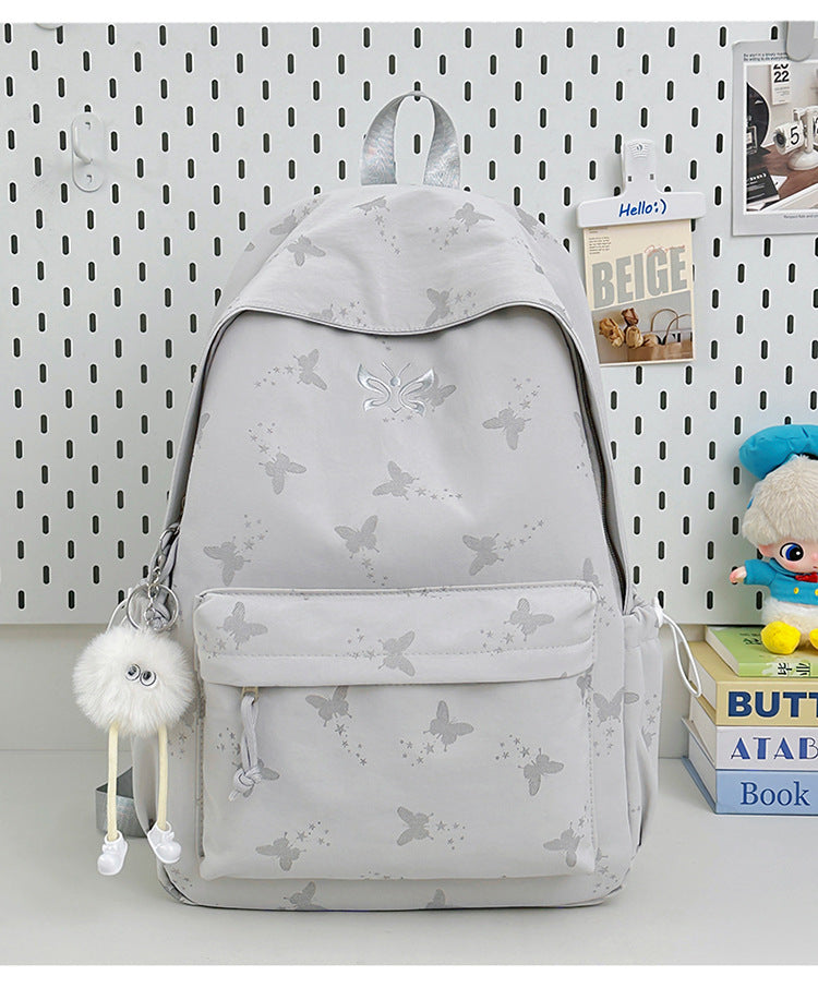 Butterfly Patterned Casual Backpack Bowlift
