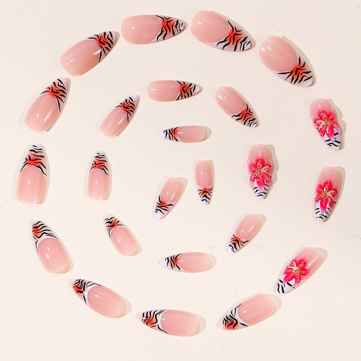 Artistic Stiletto Nail Design Bowlift