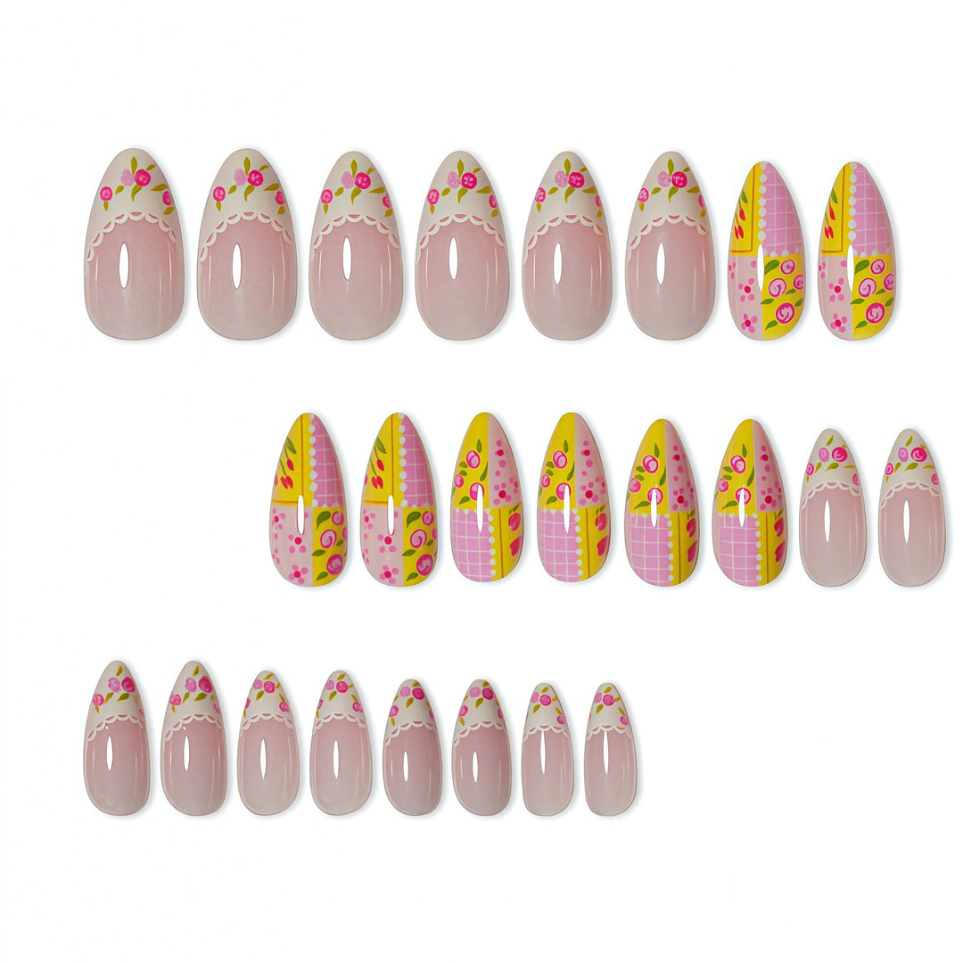 Floral Fantasy Nail Art Extensions Bowlift
