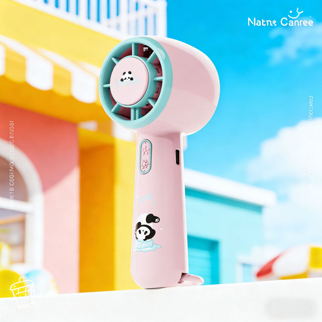 Women portable mini fan in panda design Bowlift