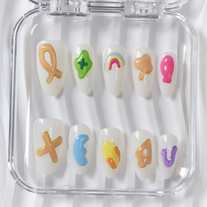 Artistic Gel Nail Art Design Bowlift