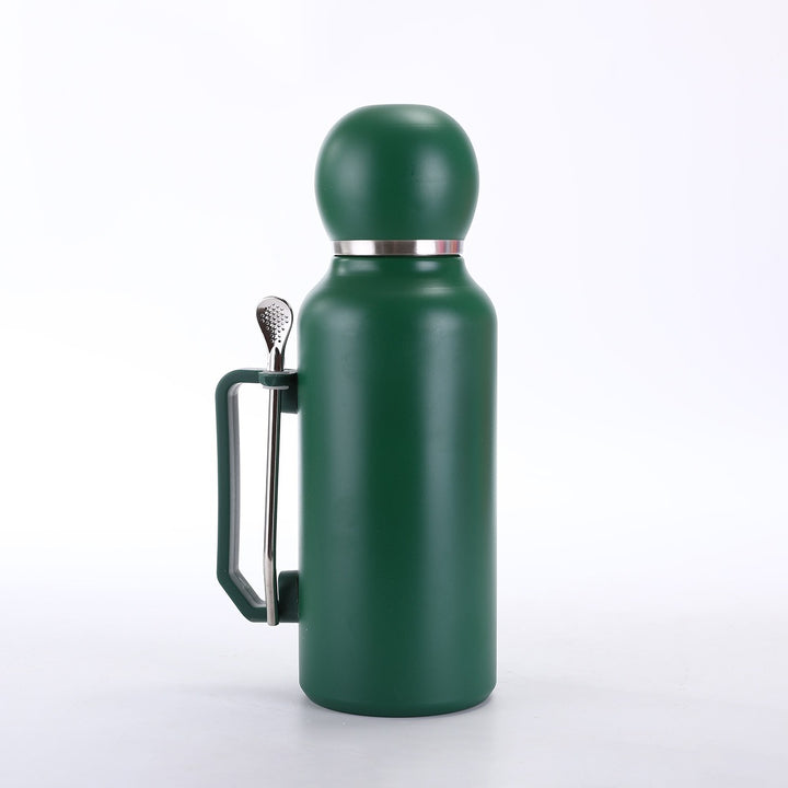 Ladies insulated multifunctional drinking bottle with integrated tea strainer Bowlift