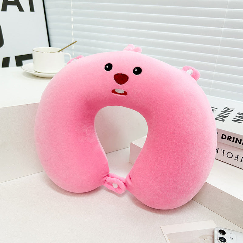 Women's Neck Support Pillow with Playful Design Bowlift