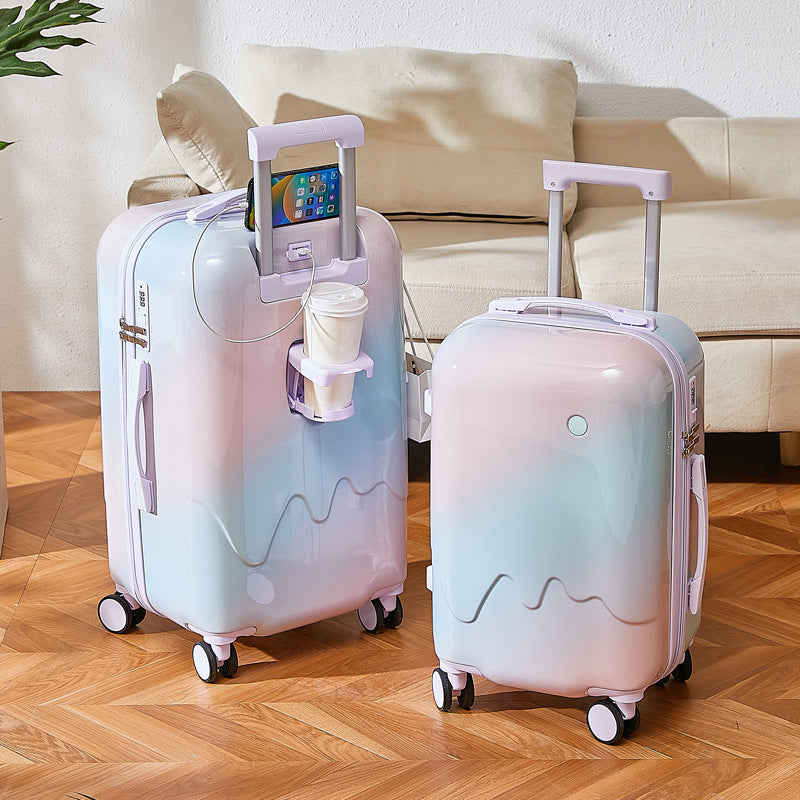 WoStylish Functional Travel Luggage Bowlift
