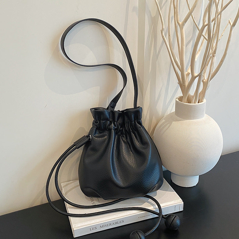 WoStylish Drawstring Bucket Handbag Bowlift