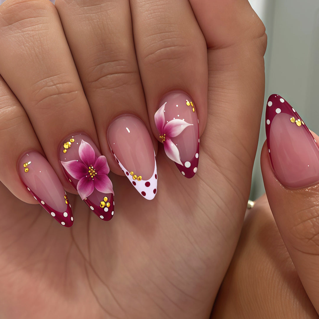 Floral Nail Art Bowlift