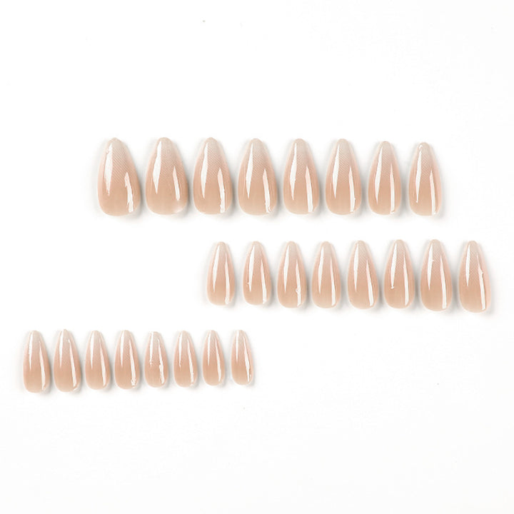 Elegant Stiletto Press-On Nail Extensions Bowlift