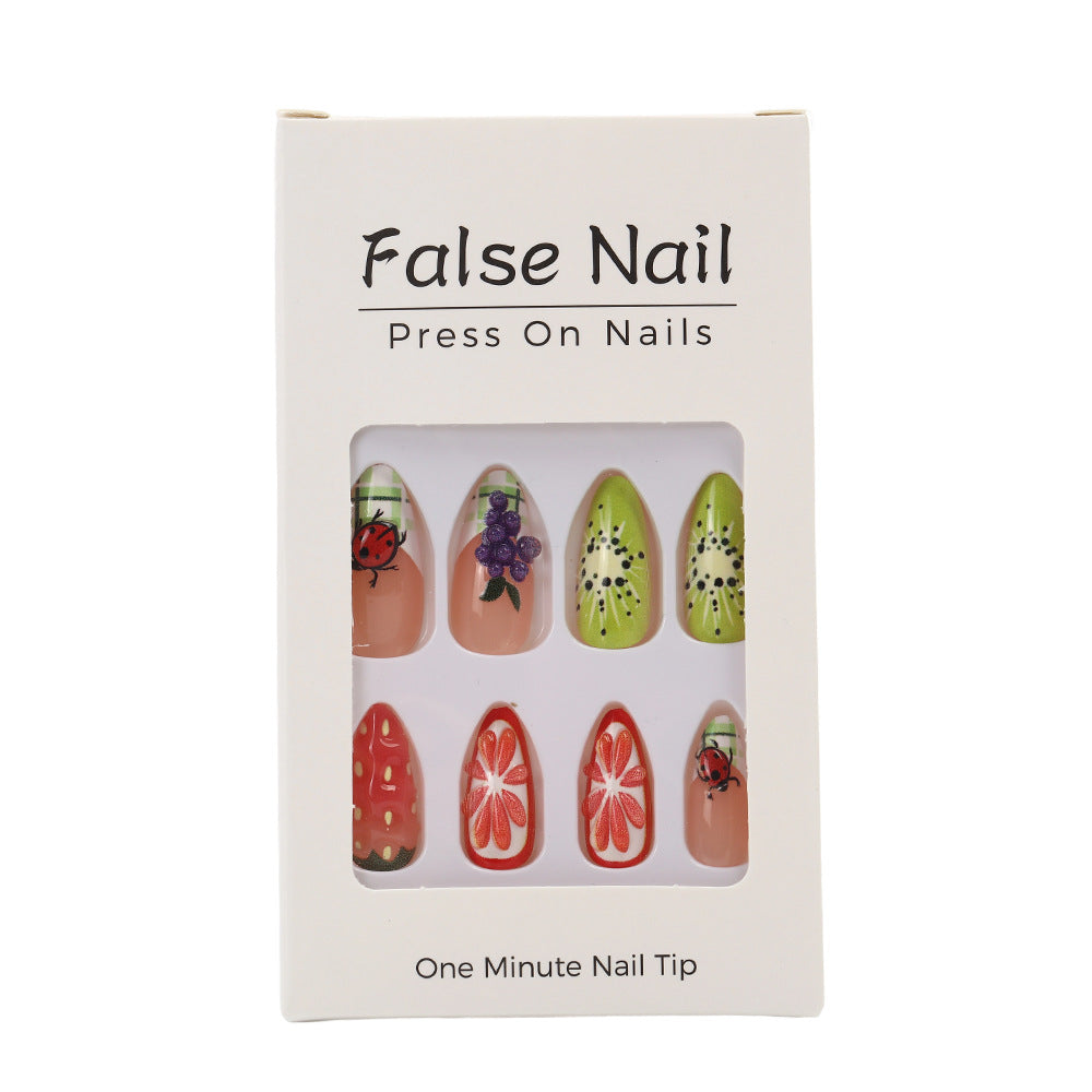 Creative and cheerful art nails Bowlift