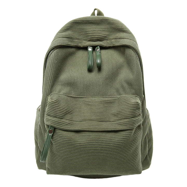 Textured Fabric Casual Backpack Bowlift