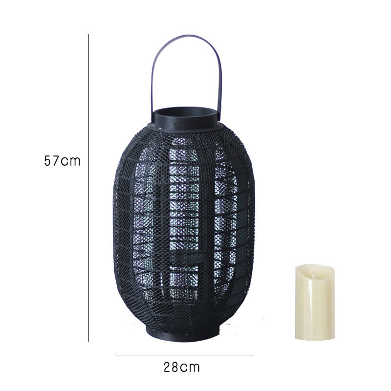 Decorative metal lantern with handle Bowlift
