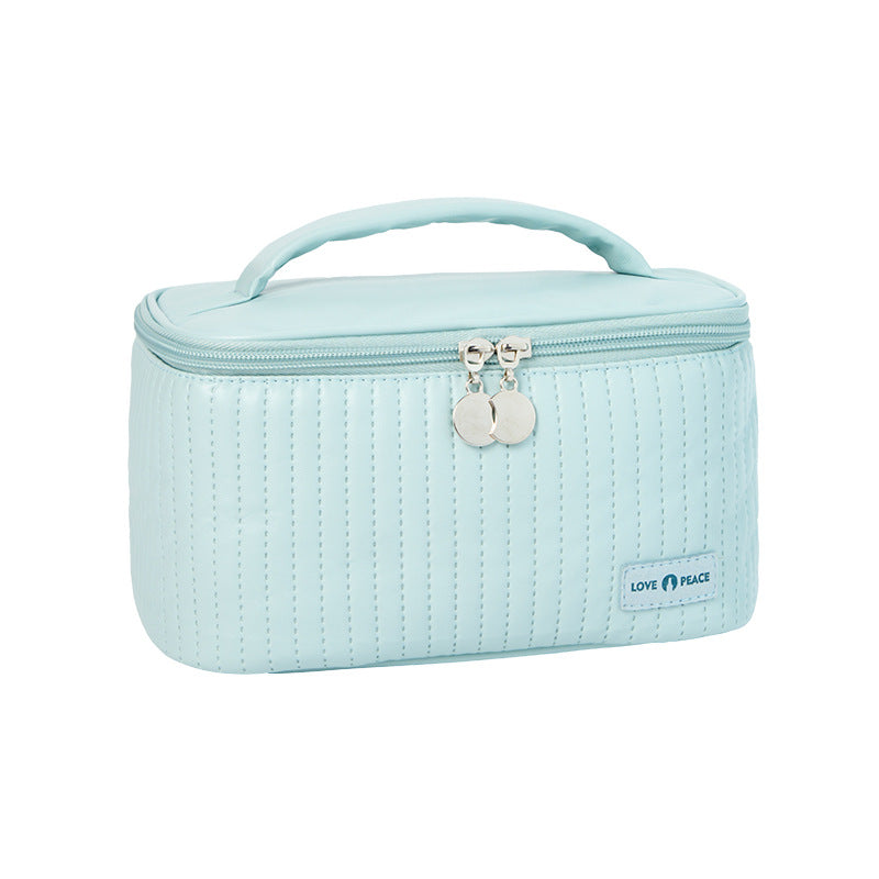 Textured Travel Cosmetic Case Bowlift
