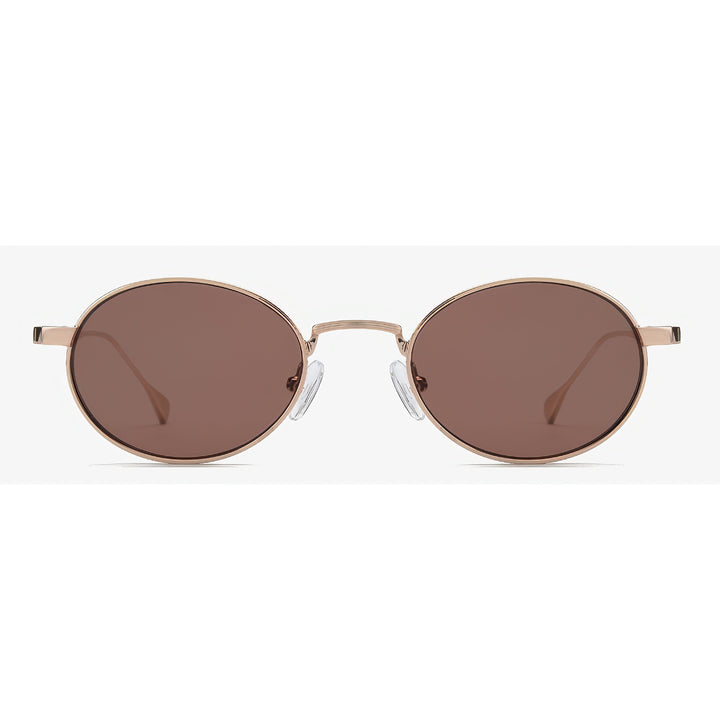 Women's fashionable sunglasses with high-quality metal frame and round lenses Bowlift
