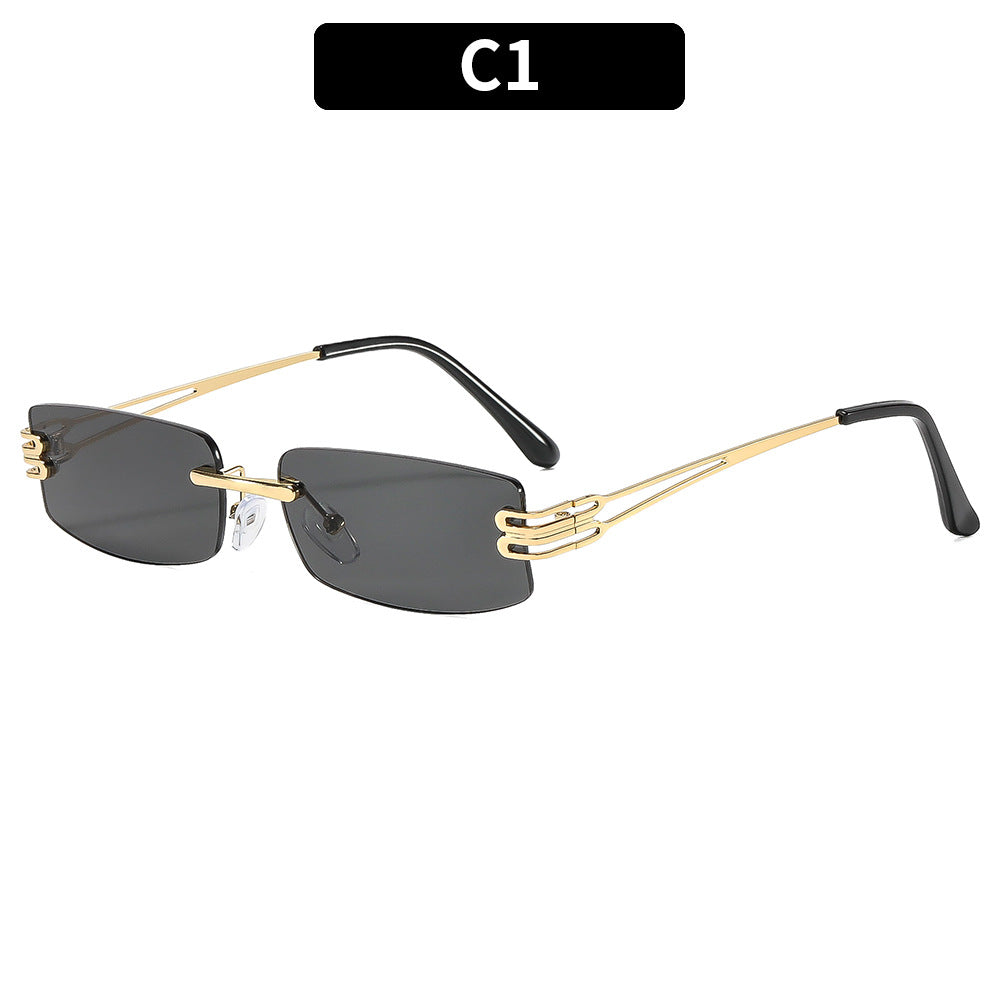 Stylish Minimalist Rectangle Sunglasses