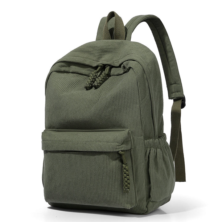 WoTextured Fabric Casual Backpack Bowlift
