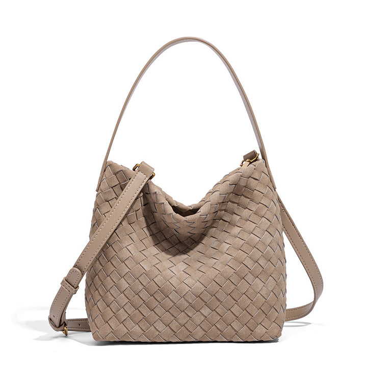 Textured Vegan Leather Crossbody Bag Bowlift