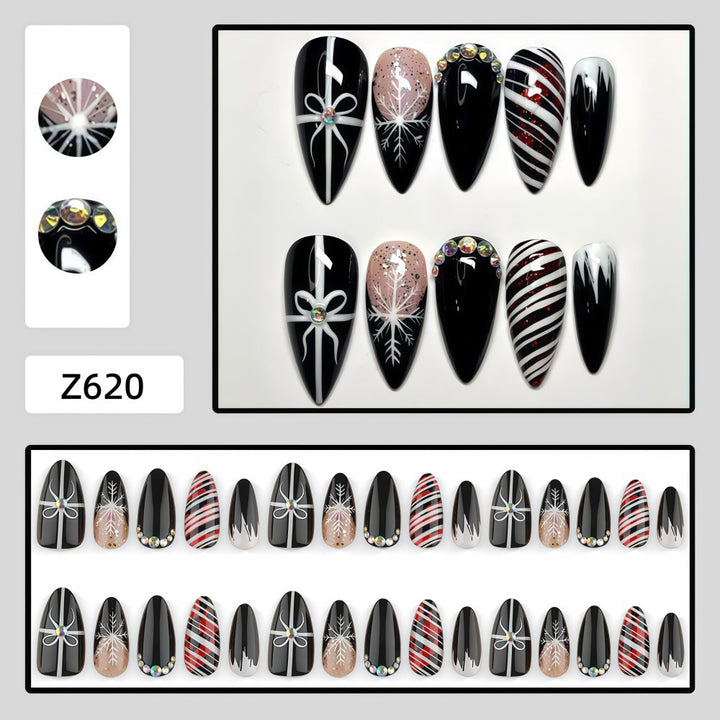 Artificial Nails in Modern Tribal Design Bowlift