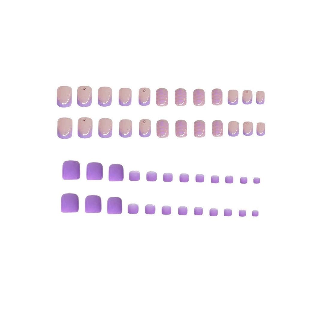 Elegant Nail Art Set with 3D Textured Designs Bowlift