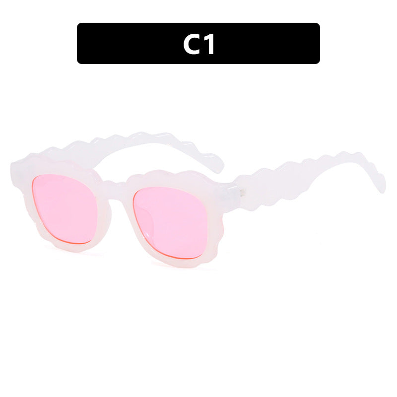 Women’s fashionable sunglasses with wavy frame Bowlift