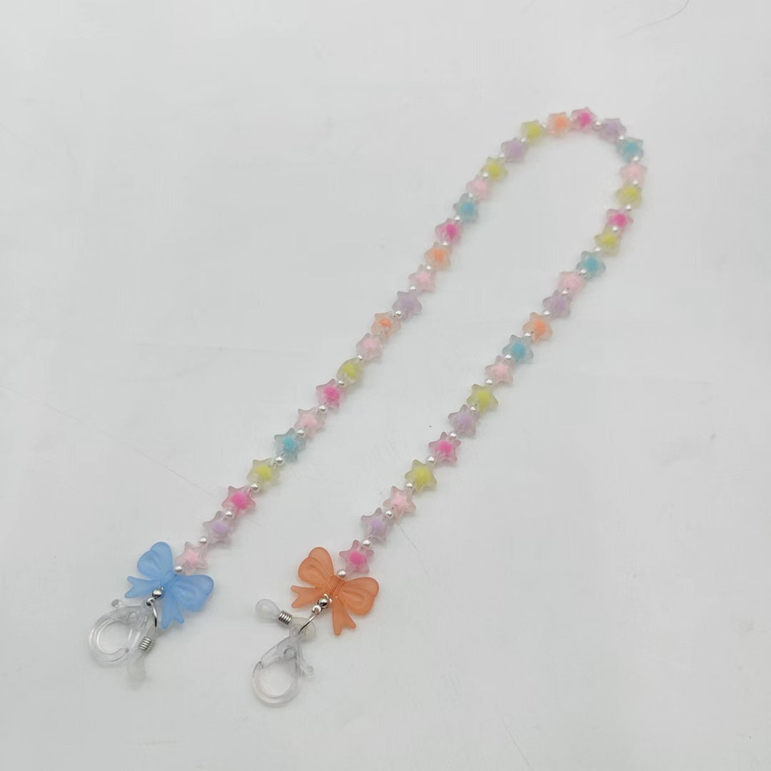 Trendy Glasses Chain with Star Design Bowlift