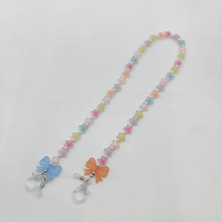Trendy Glasses Chain with Star Design Bowlift