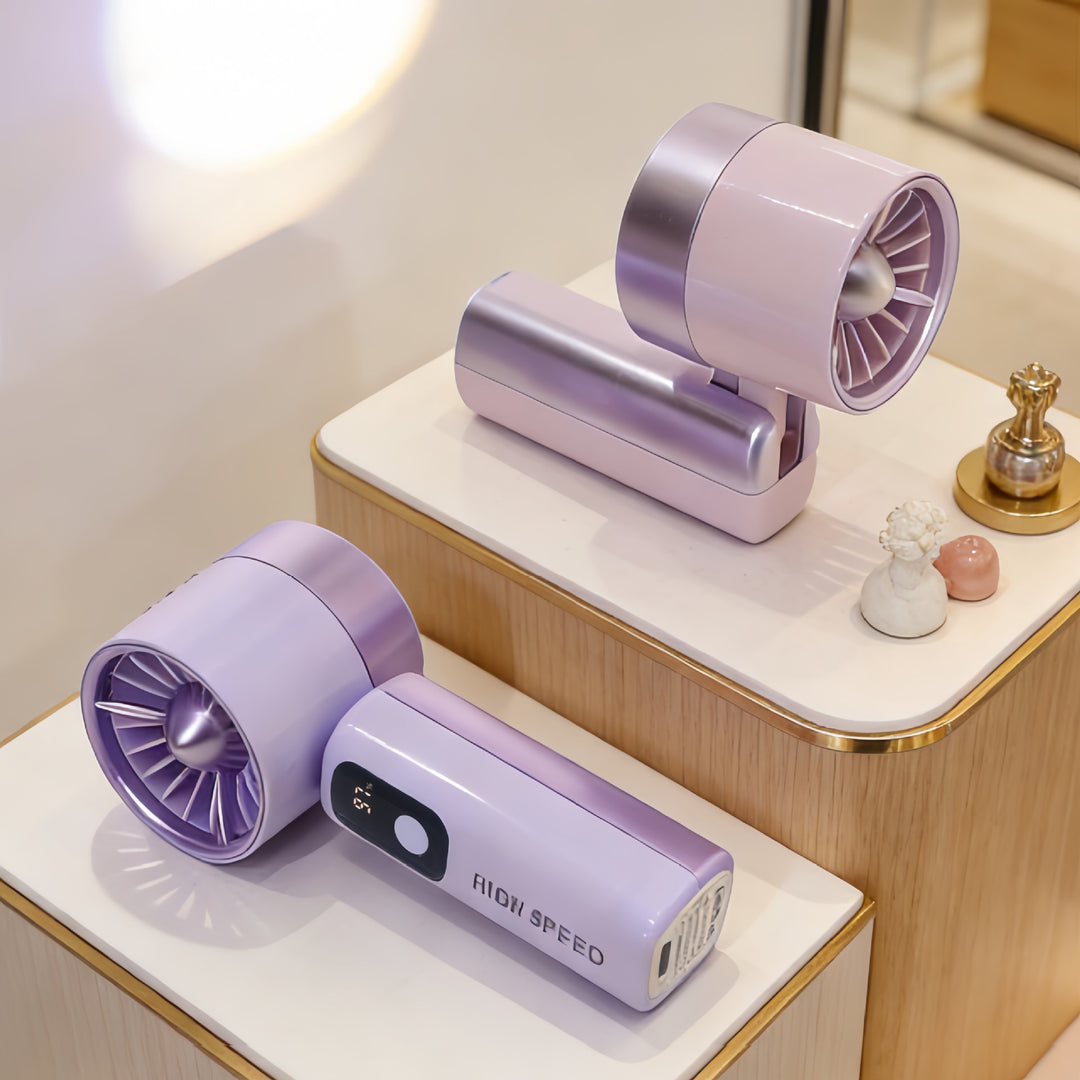 Women's Portable High-Speed Handheld Fan Bowlift