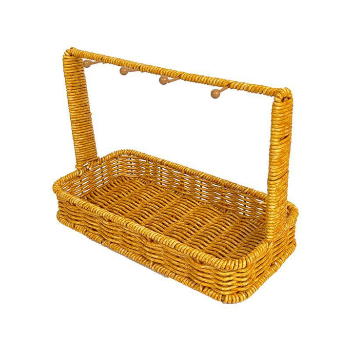 Unisex Practical Picnic Basket with Handle Bowlift