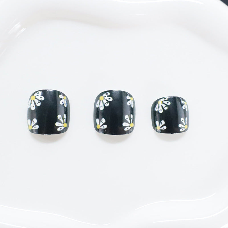 Floral Design Nail Art Bowlift