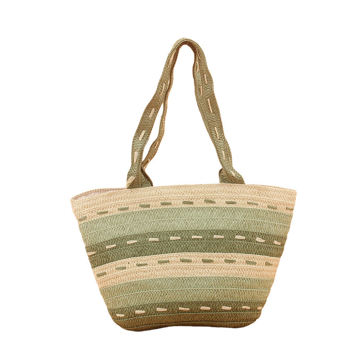 Basket bag with structured design and sturdy carrying handles Bowlift