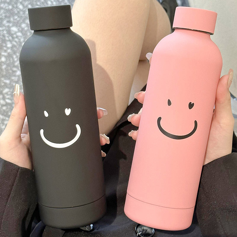 Women's insulated bottle with innovative smiley design Bowlift
