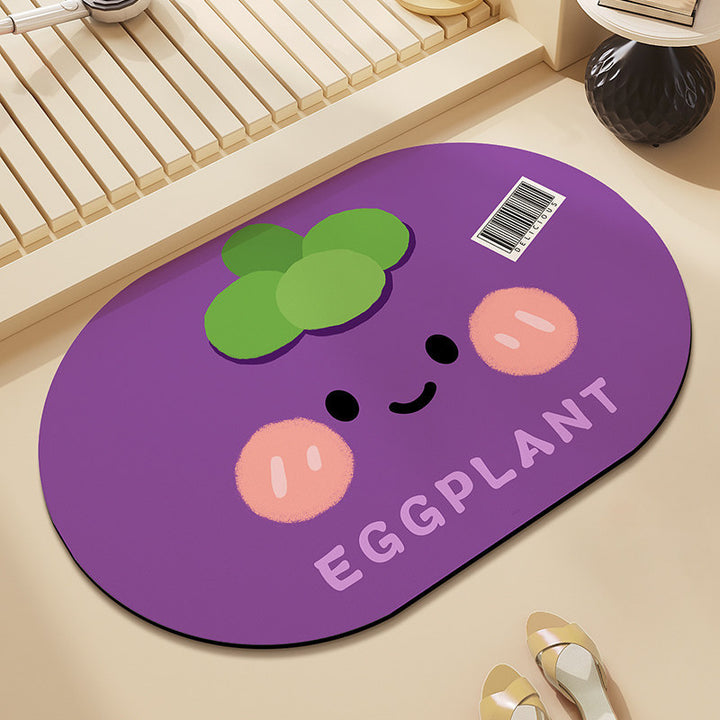 Playful Cloud-Shaped Bath Mat Bowlift