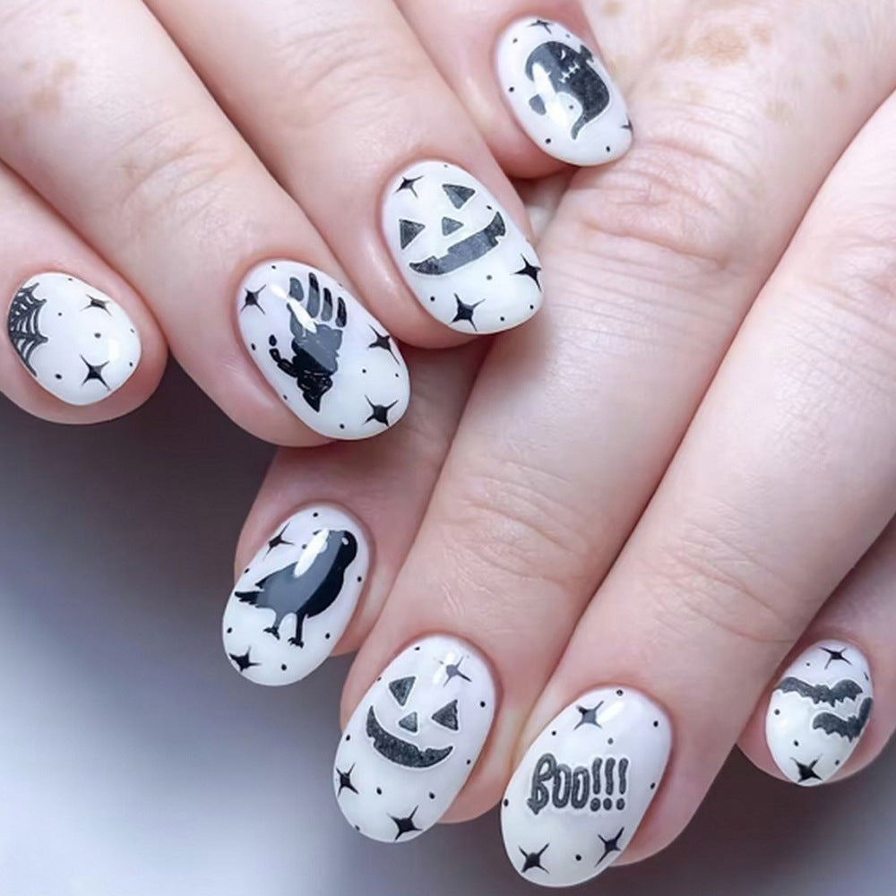 Halloween-Themed Decorative Nail Art Set Bowlift