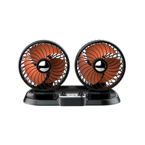 Dual-Head Portable Car Ventilation Fan Bowlift