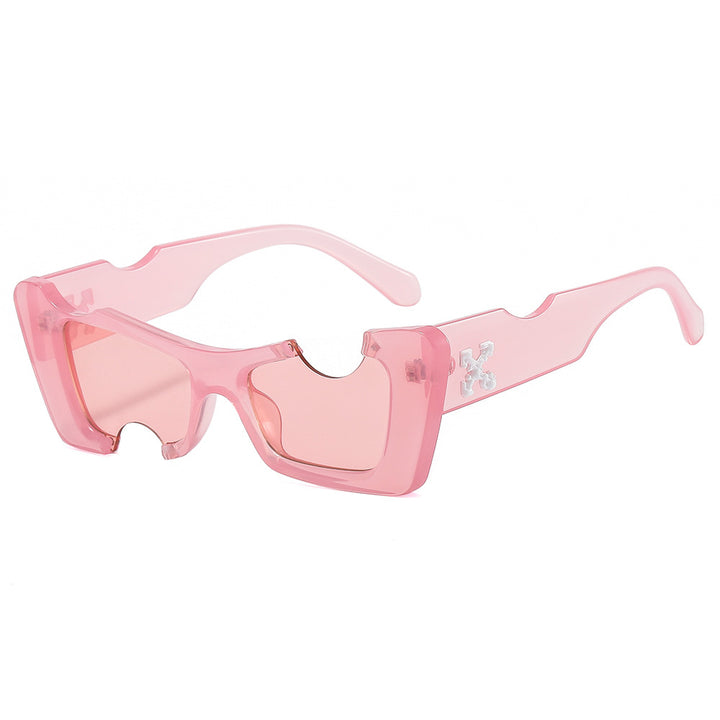 Women futuristic designer sunglasses Bowlift