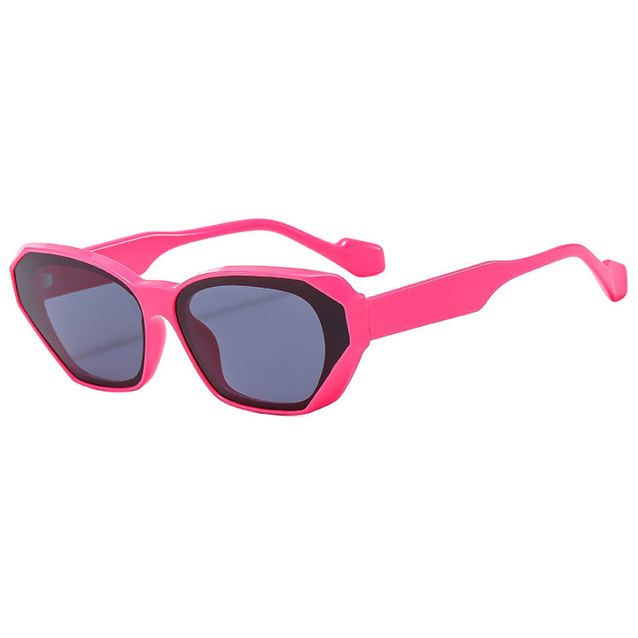 Women trendy polygonal sunglasses Bowlift