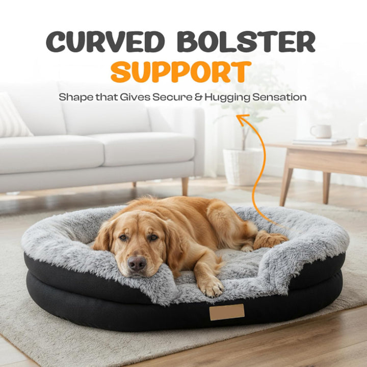Plush-Filled dog Nest