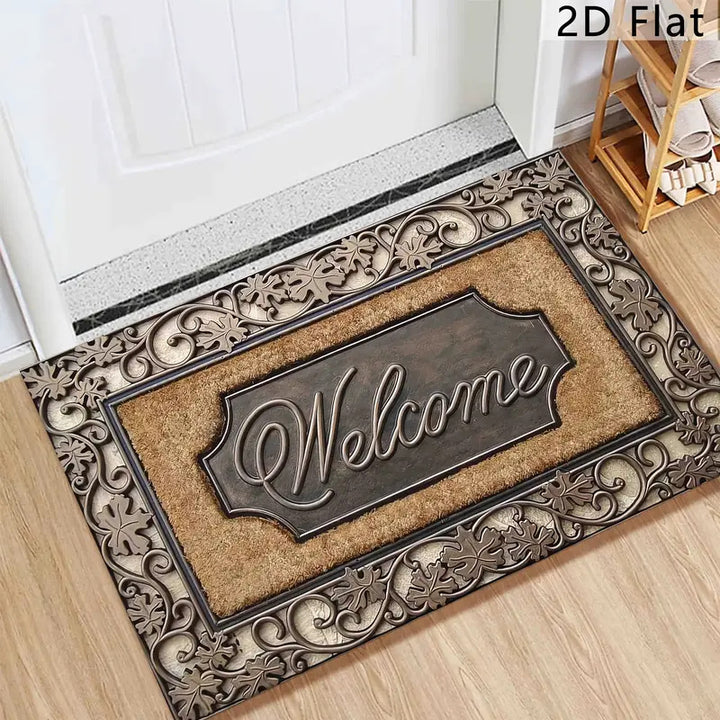 Fun Sheep-Themed Welcome Mat