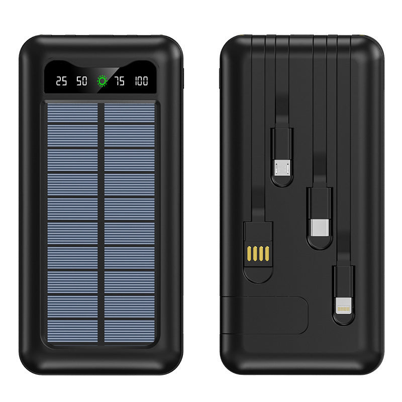 Solar power bank with high-speed charging and rugged design Bowlift