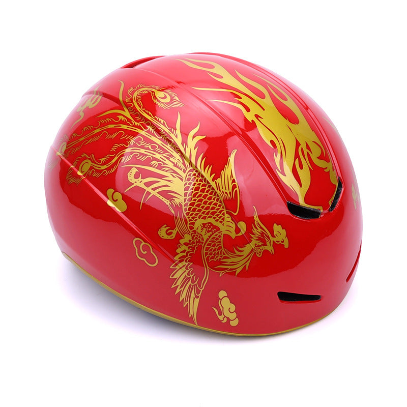 Dragon-Design Bicycle Helmet Bowlift