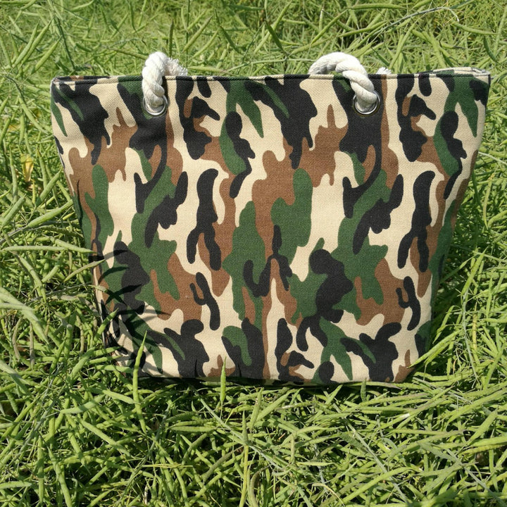 Camouflage Bags Made Of Sturdy Cotton Fabric Bowlift