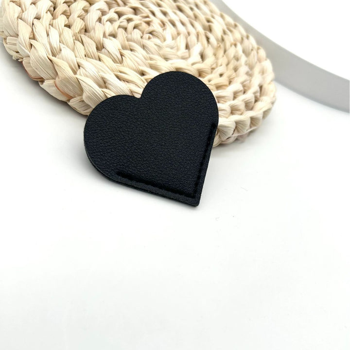 Heart-Shaped Leather Accessory Bowlift