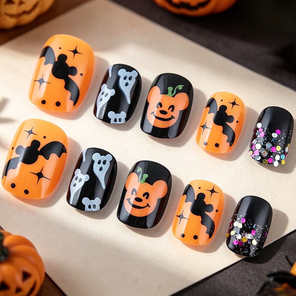 Halloween-Themed Decorative Nail Art Bowlift